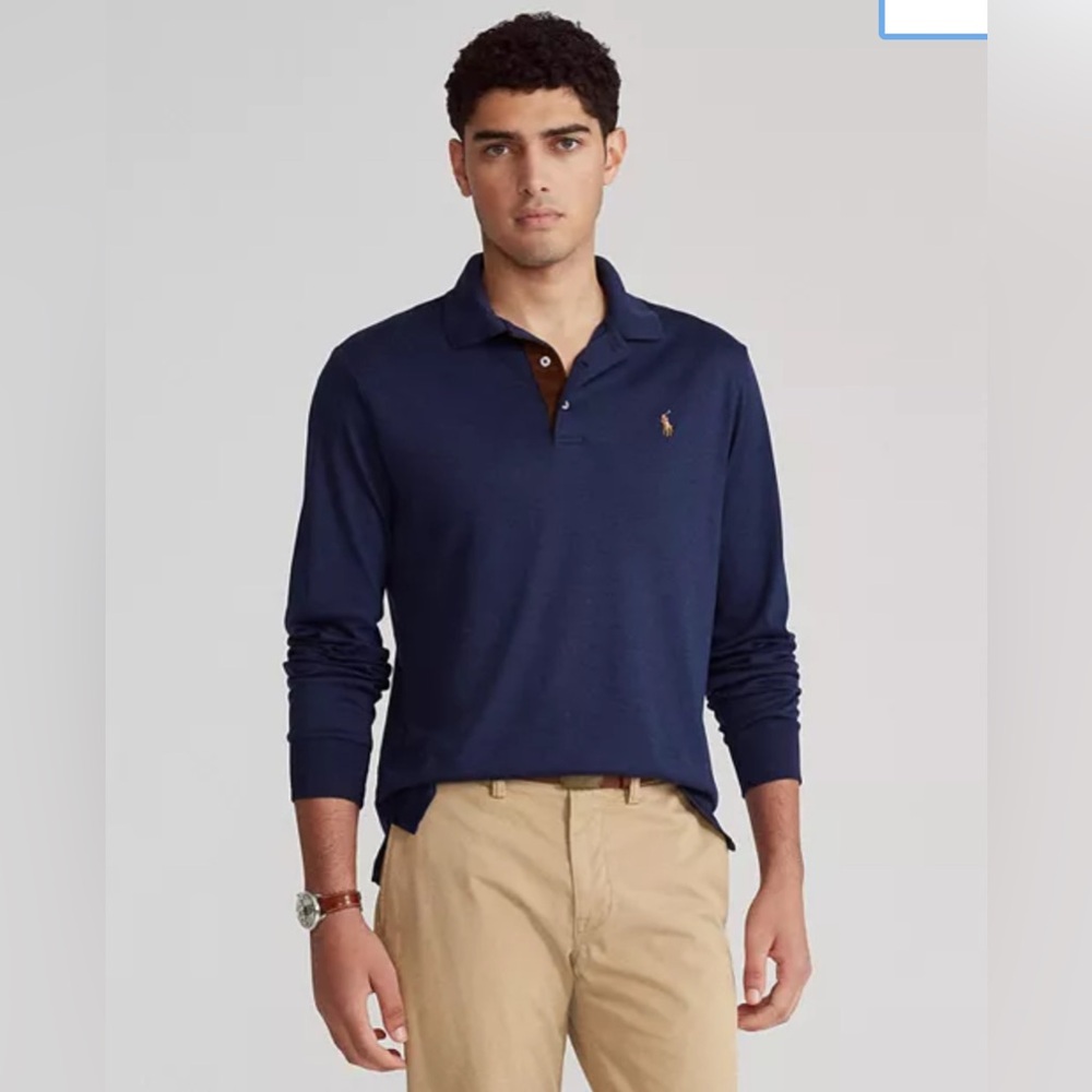 Men’s Polo Ralph Lauren Classic Fit Pima Cotton Long-sleeve Polo
Size XL